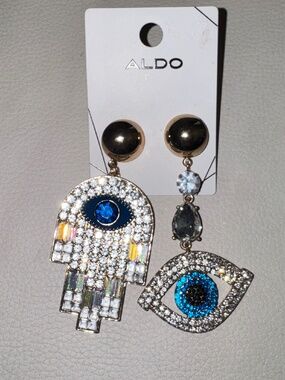 NWT - Aldo Hand and Eye Earrings